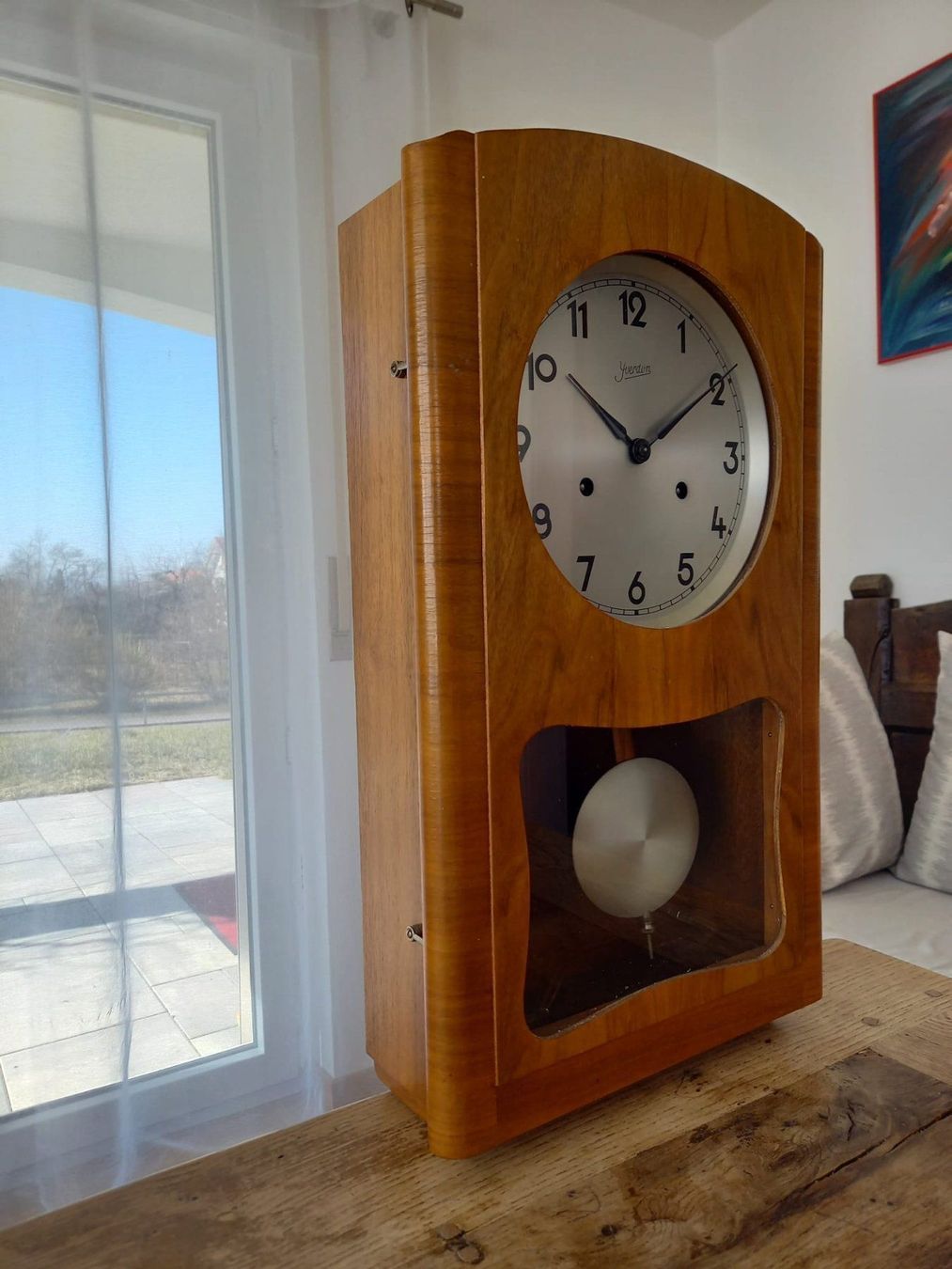 Orologi: Pendule régulateur "Yverdon" Wanduhr – Usato da Courfaivre venduto da Bernard1959 1