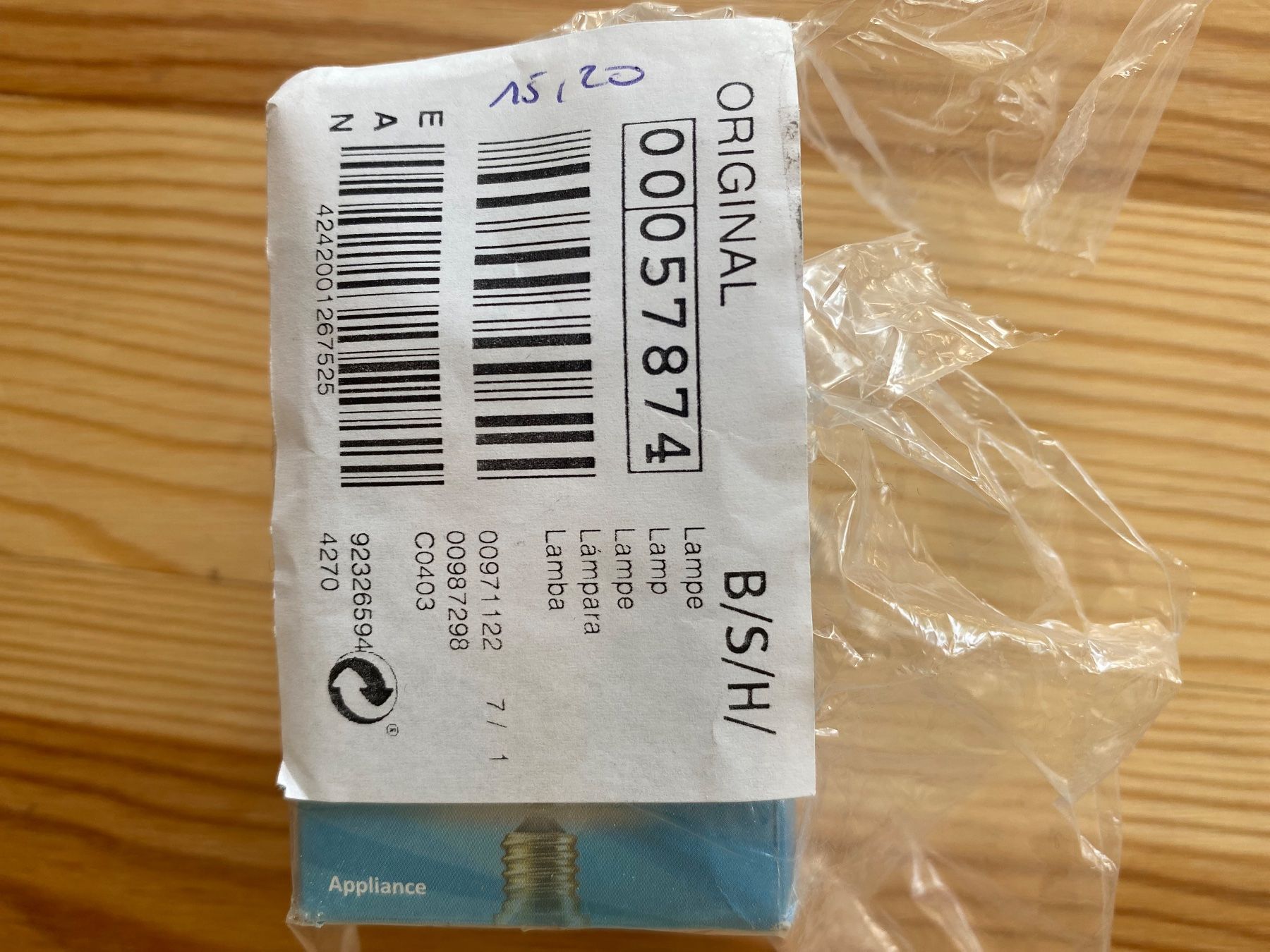 Lampen: Backofen Lampe Bosch Siemens 2 Stück – Neu (gemäss Beschreibung) aus Blauen von Baggi 2