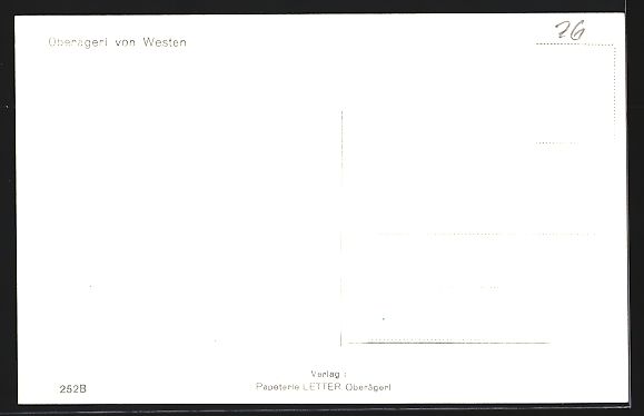 Cartoline postali: AK Ober-Aegeri, Totalansicht von Westen – Usato da Berlin venduto da bartko-reher 1