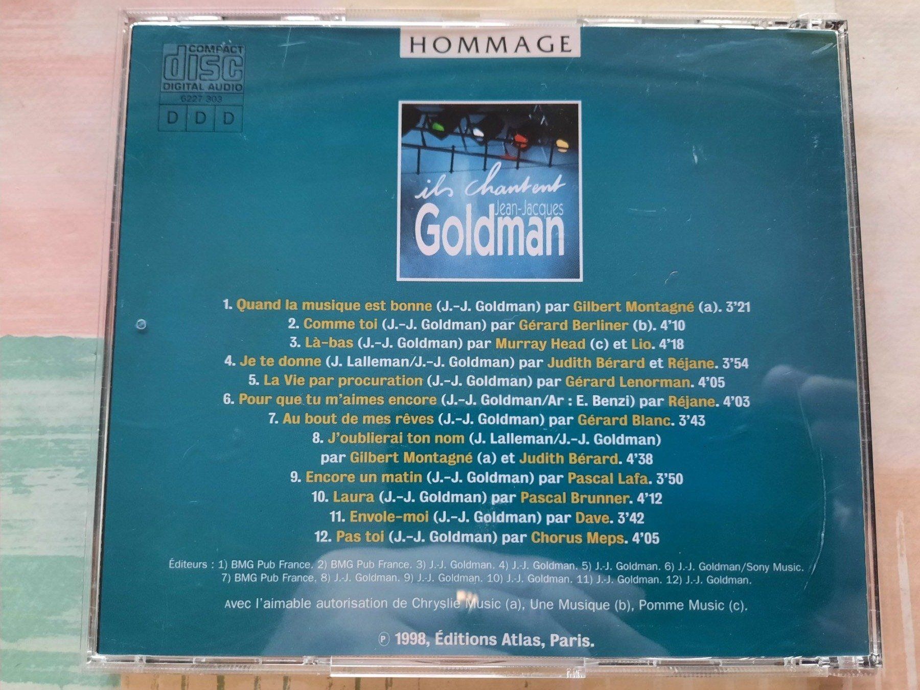 CD: CD Ils chantent Jean-Jacques Goldman – Usato da Pully venduto da bro_n52j 1
