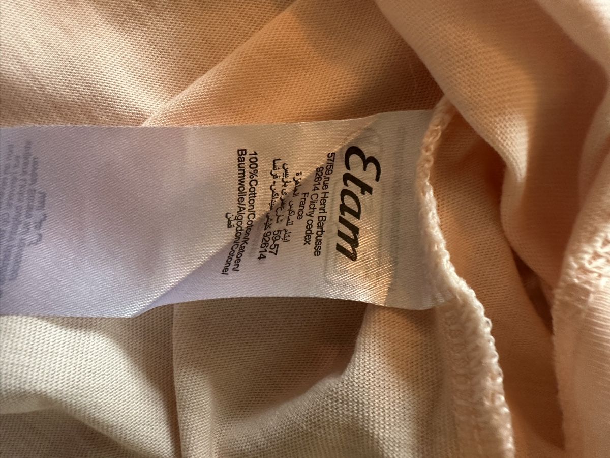 Etam T-shirt: Haut rose saumon taille M Etam – Nuovo (secondo la descrizione) da Lausanne venduto da sou_w9bl 4