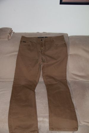 Jeans homme brun droit