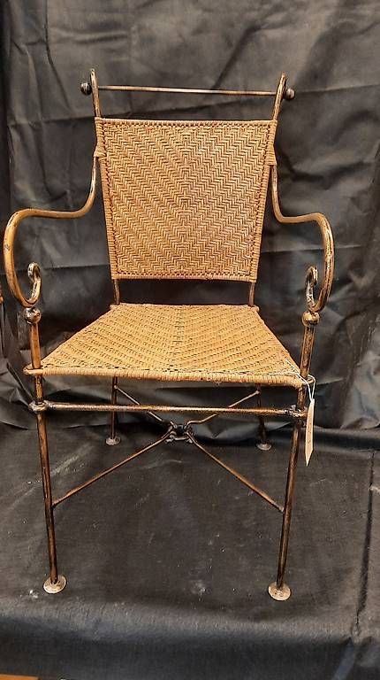 Poltrone: Fauteuil fer forgé et tressage – Usato da Yverdon-les-Bains venduto da joe_m2gk