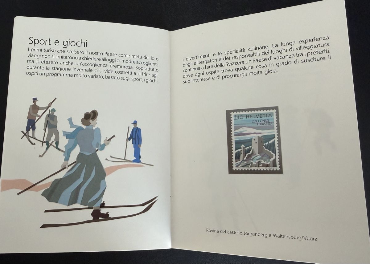 Tutti i francobolli: PTT Souvenir 200 Jahre Tourismus Version I und E postfrisch – Nuovo (secondo la descrizione) da Hölstein venduto da luc_lx8k 5