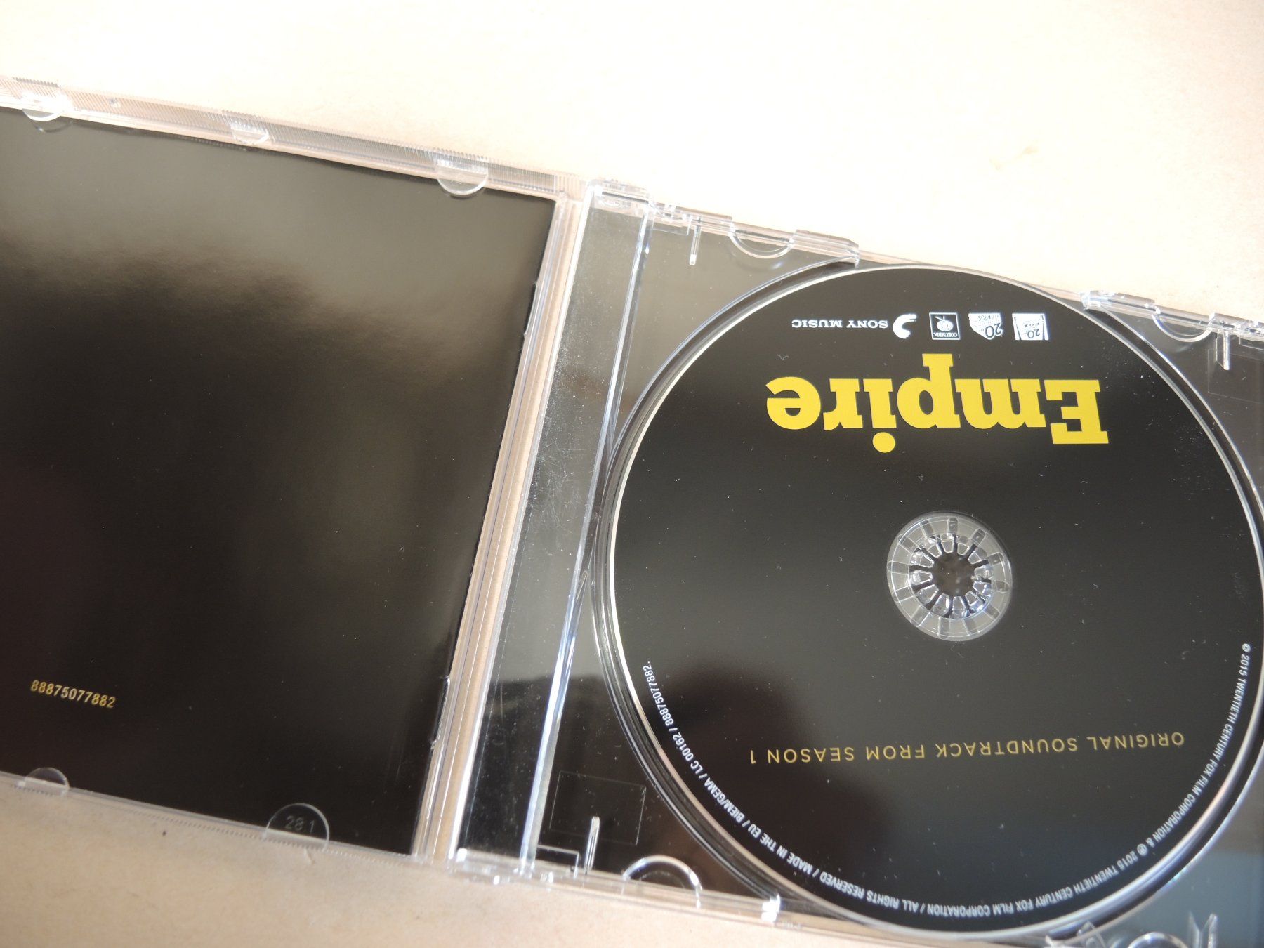 CD: Empire Staffel 1 Soundtrack CD – Usato da Rorschach venduto da maeck8 1
