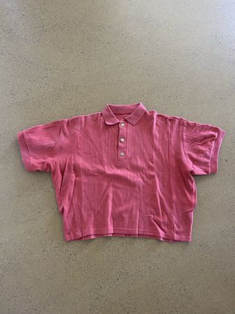 Cropped Polo Shirt
