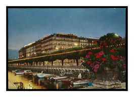 GENÈVE - 1960 "Quai du Mont-Blanc & Hôtel de la Paix"