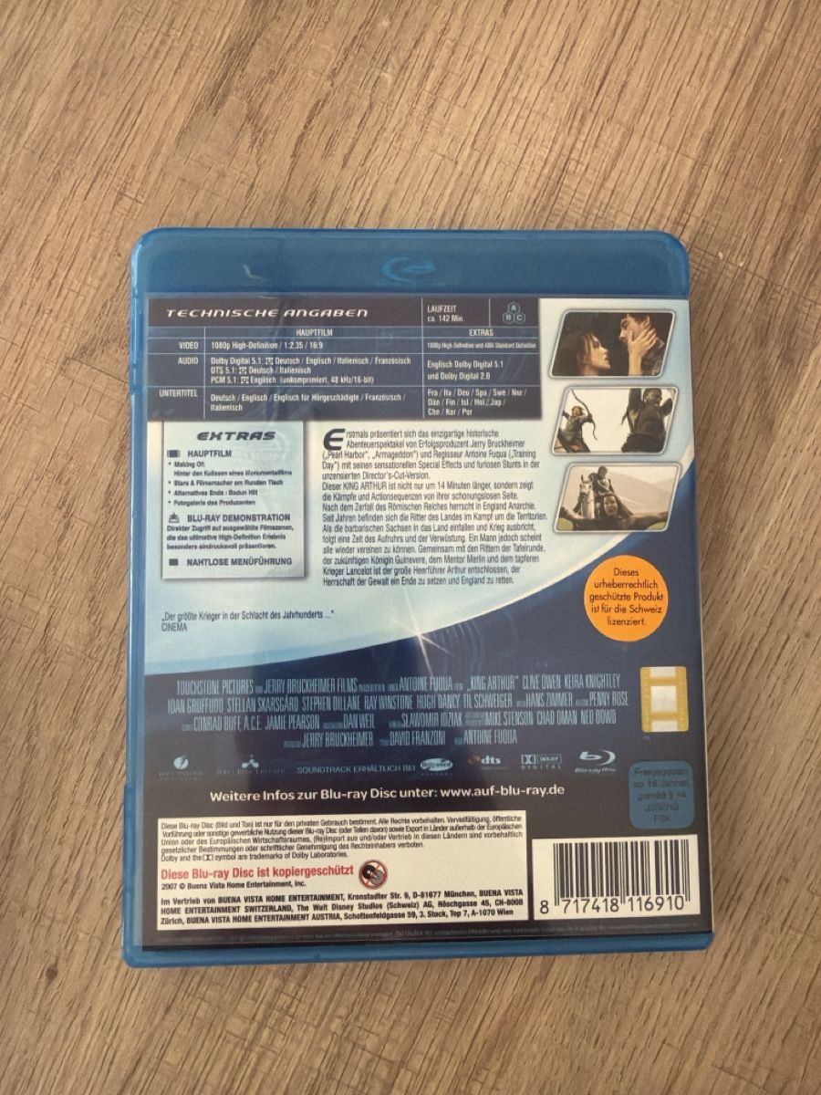 Alle DVDs: King Arthur (2004, Uncut) BluRay – Gebraucht aus Hagendorn von masterchieff 1
