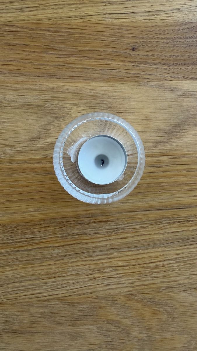 Tutte le decorazioni: 48 Stück - Teelichtglas Glas gerippt klein – Usato da Dagmersellen venduto da Sloth24 1