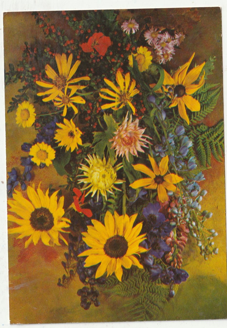 Cartes postales: Blumenkarte – D'occasion à Lumbrein par made02