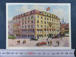 BASEL HOTEL METROPOLE - MONOPOLE BA AK KÜNSTLER-AK