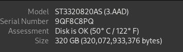 Seagate Dischi rigidi: Seagate HDD 320GB 3.5" – Usato da Egliswil venduto da immer-mit 3