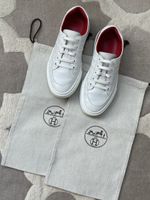 Hermès Sneakers in Weiss-Rot – Gr. 37