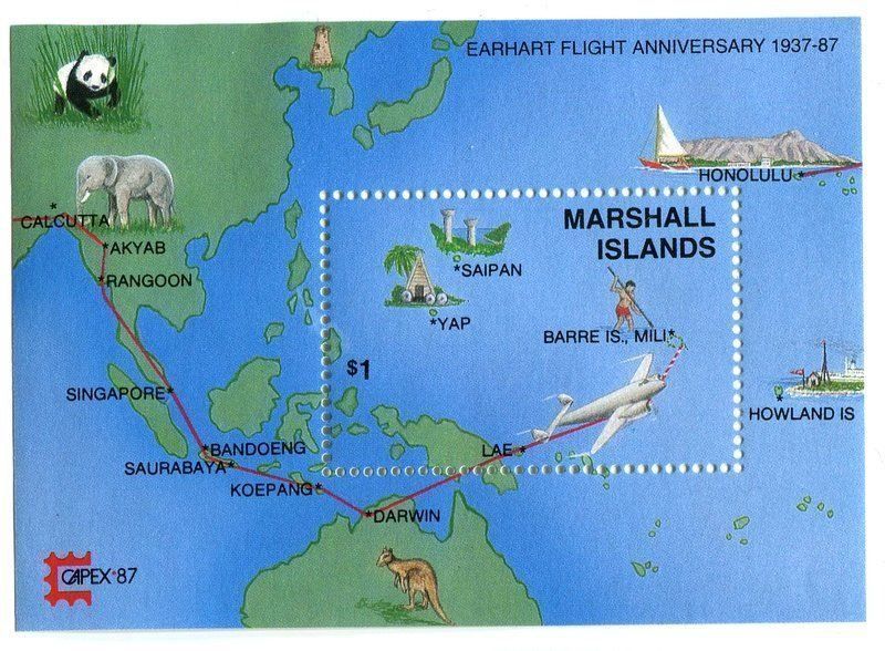 Alle Briefmarken: Block "Flugzeuge". Marshallinseln – Neu und originalverpackt aus Basel von Butsch5