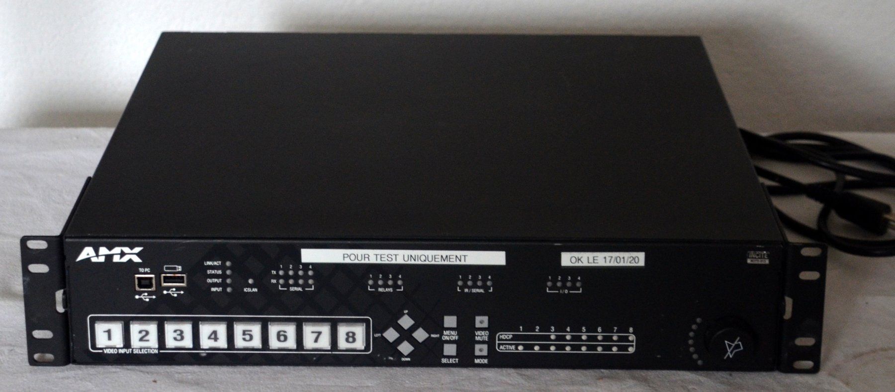 Sistema di controllo: NCITE-813AC AMX Audio Video Control Systems – Usato da Collonges venduto da arashee 3