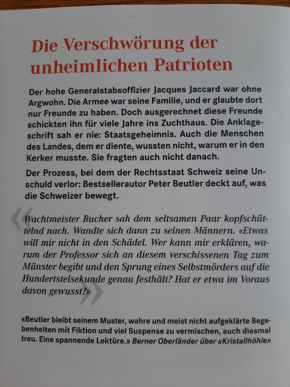Libri: "Berner Münstersturz" Peter Beutler – Usato da Vaduz venduto da Saphira015 1