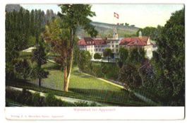 Relief-AK Weissbad bei Appenzell, Blick 