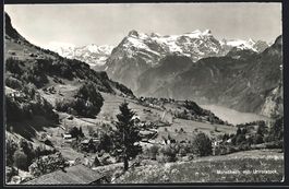 AK Morschach, Panorama mit Urirotstock