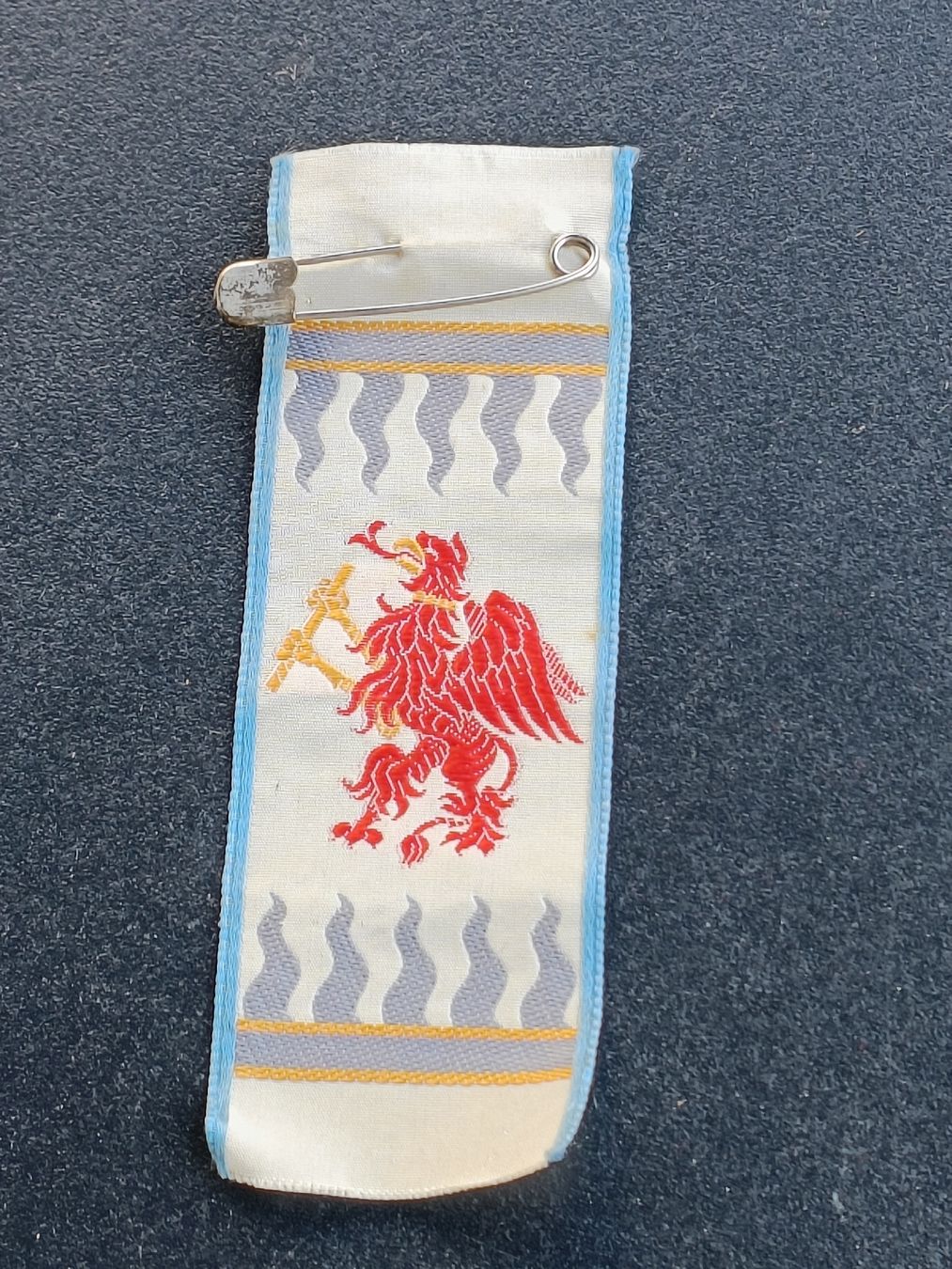Placchette & Badge: Altes Stoff Abzeichen / Basel - Ausgabe ca. 1930 – Usato da Brugg AG venduto da Ente015