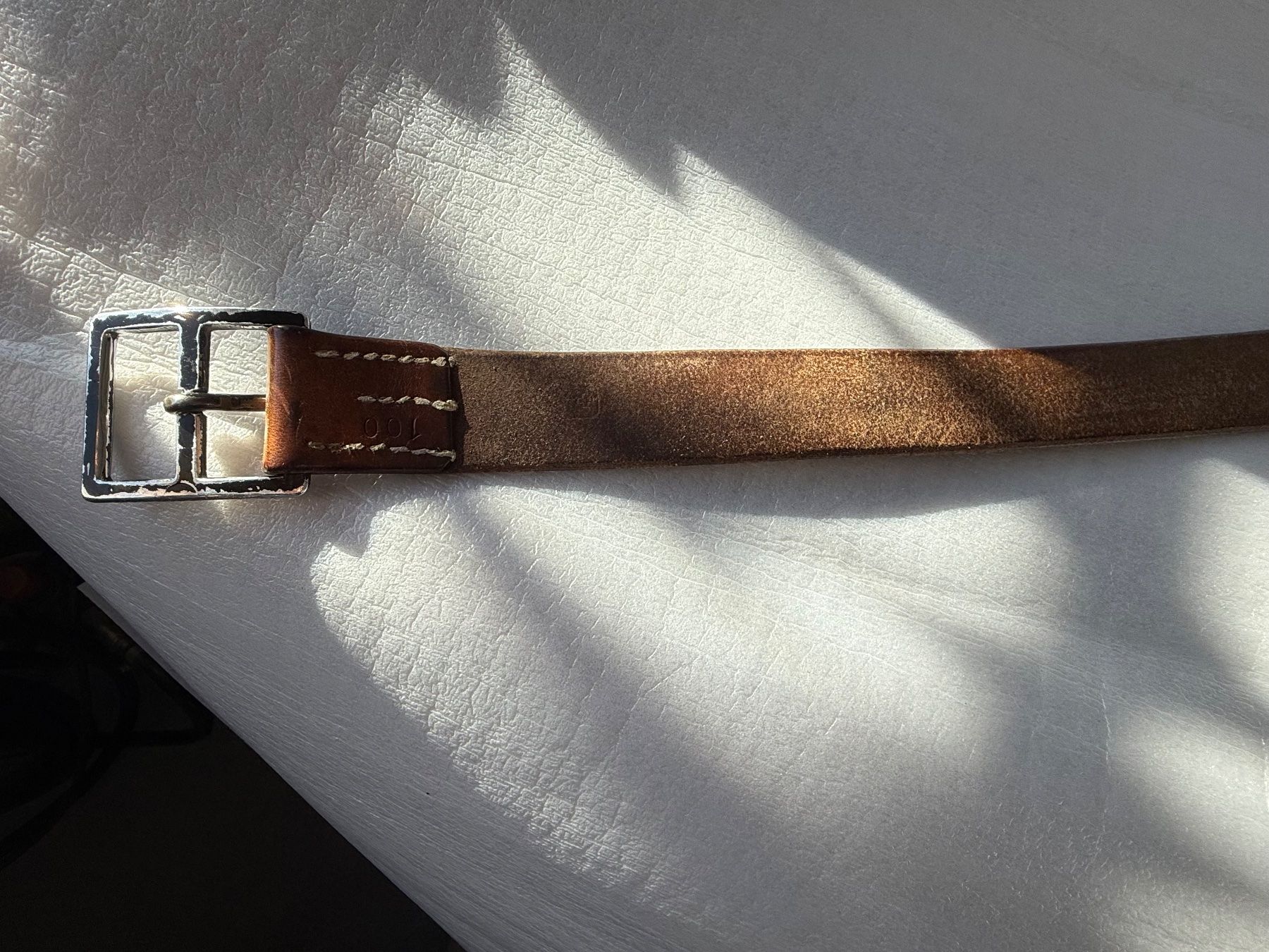 Cinture: Echtleder Gürtel Gr. 100, braun, Ceinturon – Usato da Böttstein venduto da MissJaguar 6