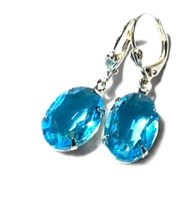 Ohrringe versilbert Primero Crystals 14 mm