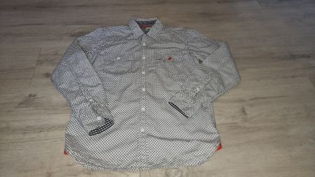 WE Jungenhemd Gr 146/152 weiss gepunktet neu