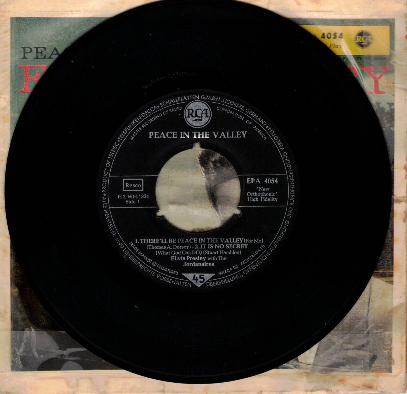 Dischi in vinile: Elvis Presley --  Peache in the Valley    Single7  EP – Usato da Rheinau venduto da asteng 1