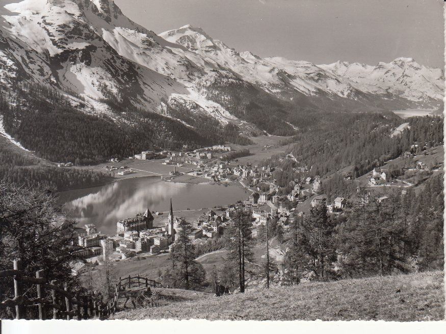 Cartoline postali: St. Moritz ca. 1950 – Usato da Bürglen TG venduto da StampGraf