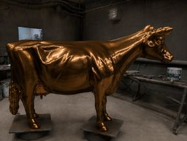 Kuh lebensgroß / Lieferung Schweiz per Spedition / 3D Modell