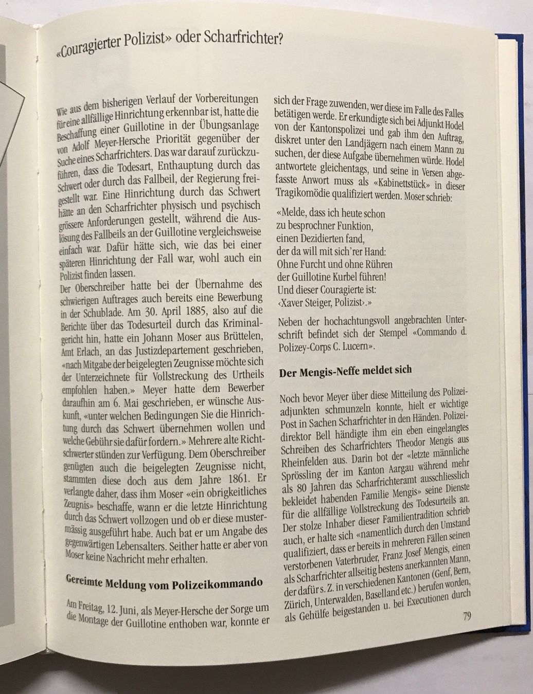 Libri: Merki Martin, Ein Luzerner Todesurteil: Jakob Mattmann – Nuovo e nell'imballaggio originale da Sarnen venduto da Livres 9