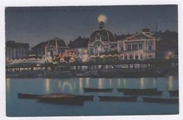 GENÈVE KURSAAL beleuchtet 1929   (M