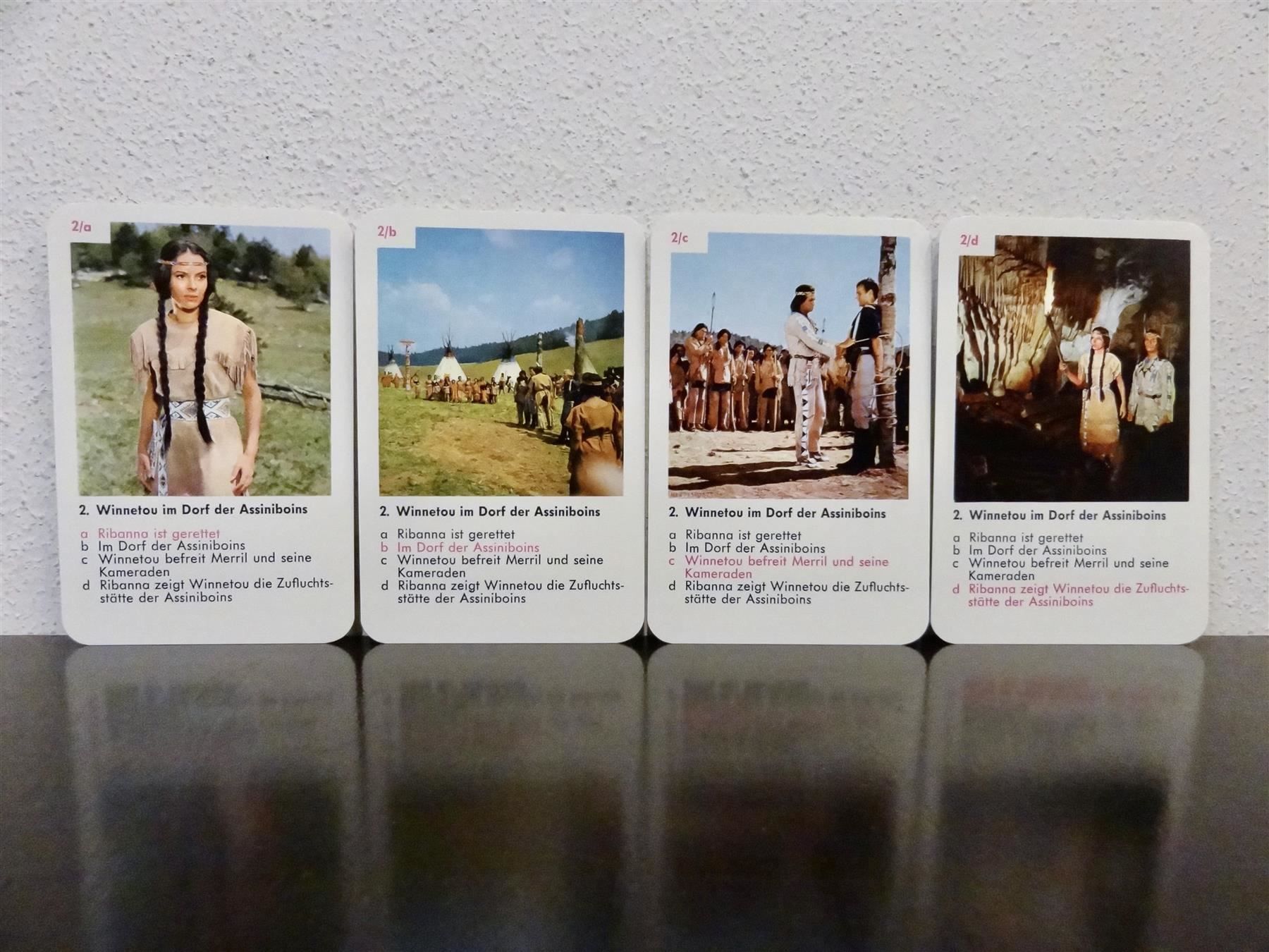 Giochi: schönes altes Quartett WINNETOU II – Usato da Kerzers venduto da wisaundso 4
