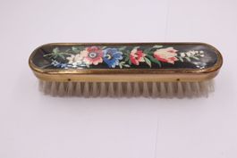 Kleiderbürste schön gestickt mit Blumen, Vintage, Schweiz
