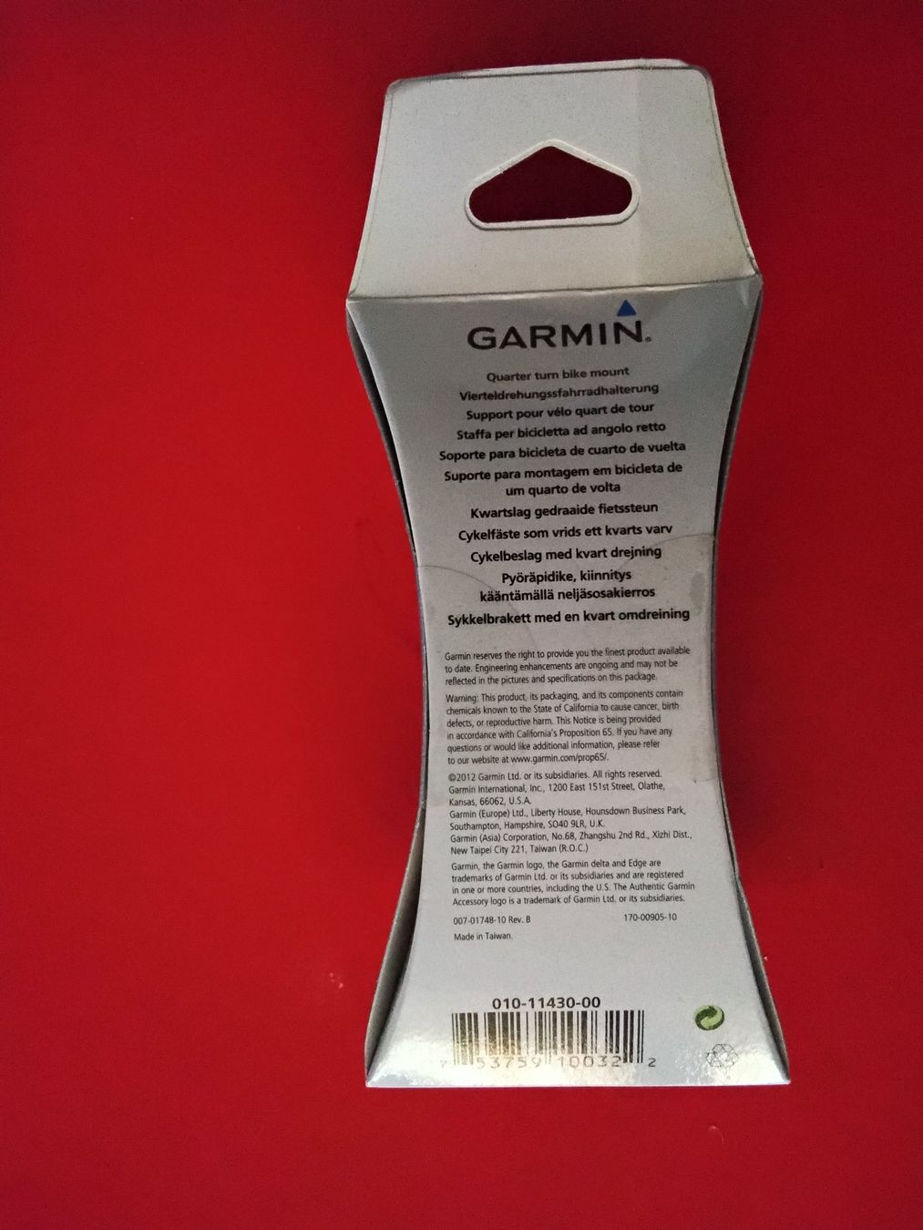 Garmin Supporti per biciclette: Fahrradhalterung Garmin Vierteldrehung – Nuovo e nell'imballaggio originale da Lohn-Ammannsegg venduto da analogis 1