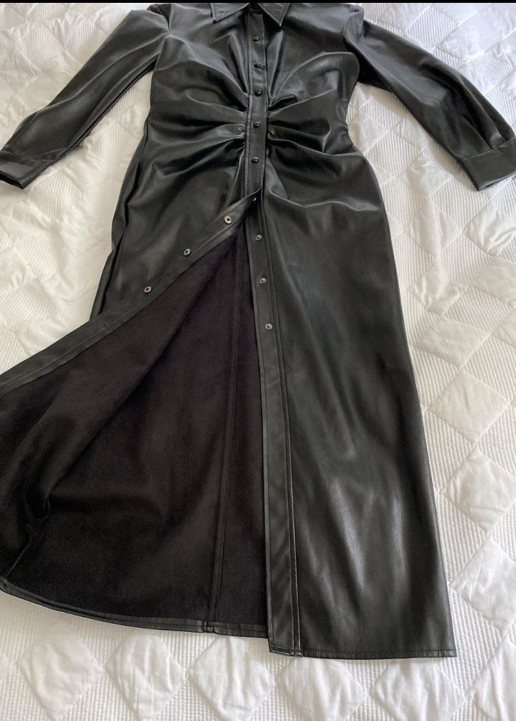 Zara Vestiti: Kunstleder Kleid Zara – Usato da Bern venduto da Gogo_1930 3
