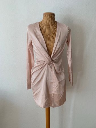 Satin Kleidchen puderfarben - XS