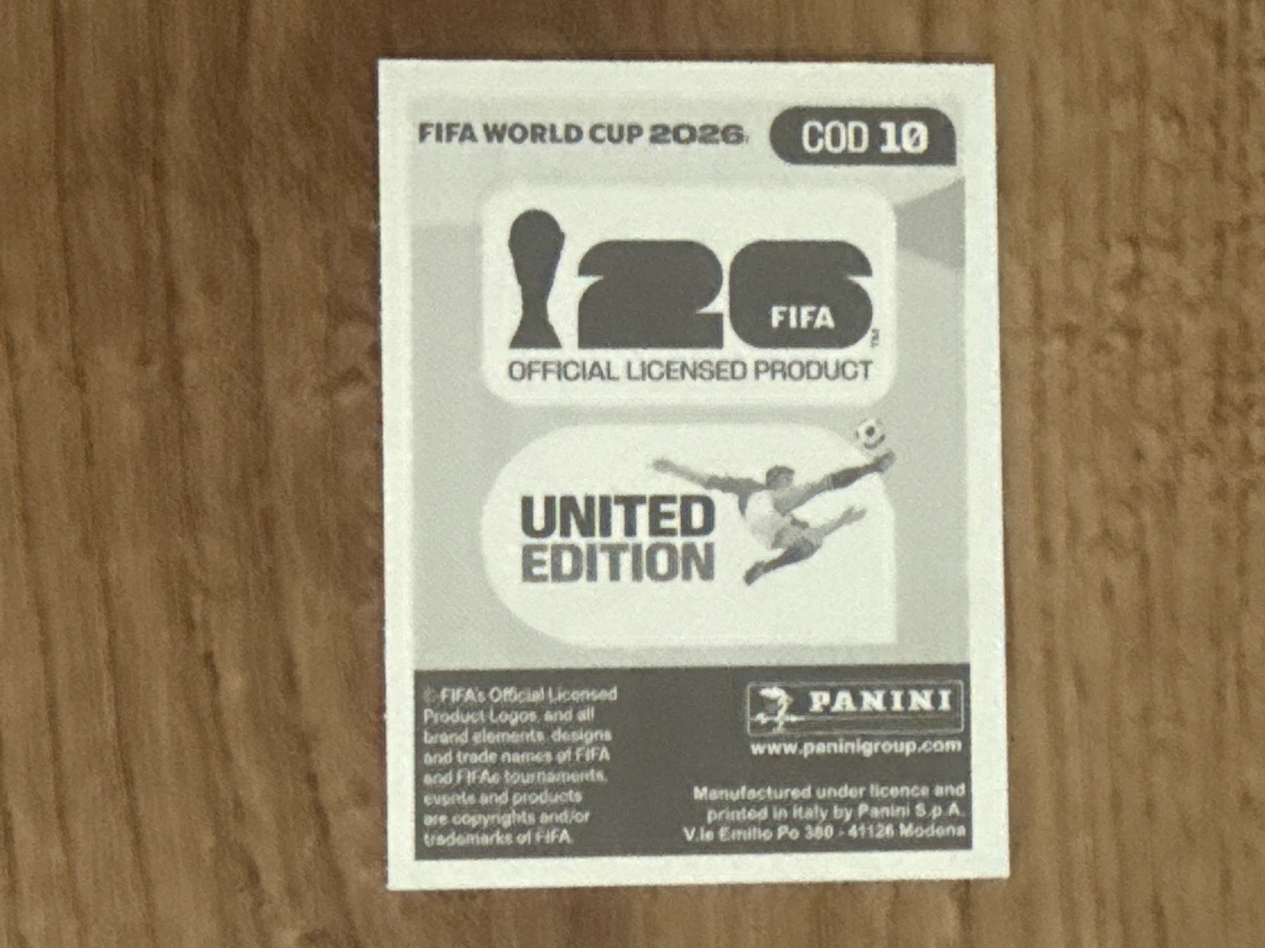 Panini Carte collezionabili: Panini FIFA WM Sticker 2026 Edo KAYEMBE COD 10 – Usato da Glattbrugg venduto da Schweigmatt 1