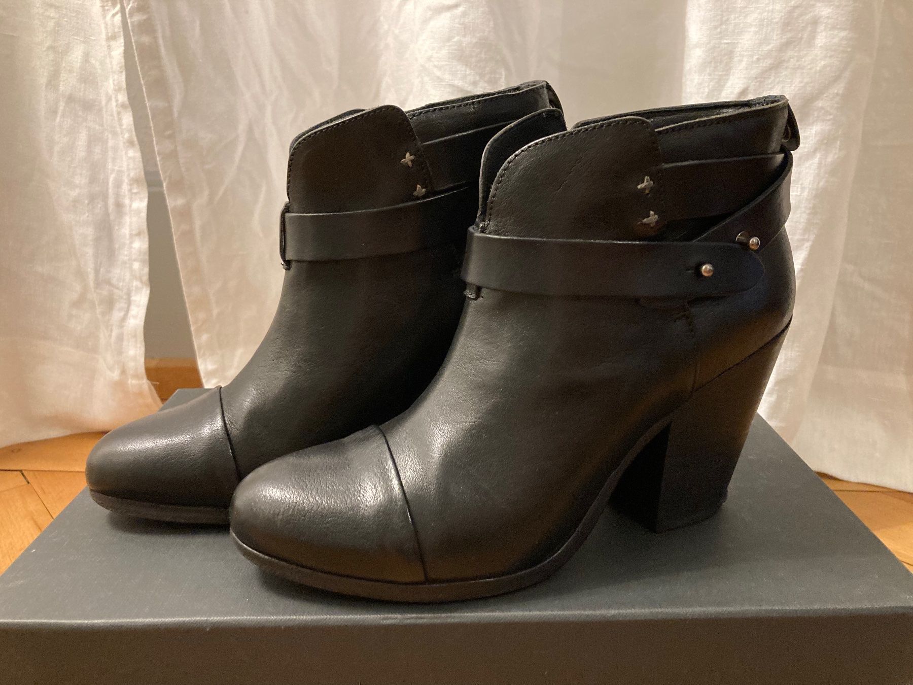 Scarpe da donna: RAG & BONE - Stiefeletten Ankleboots - Leder - schwarz – Usato da Bern venduto da Leppi2 2