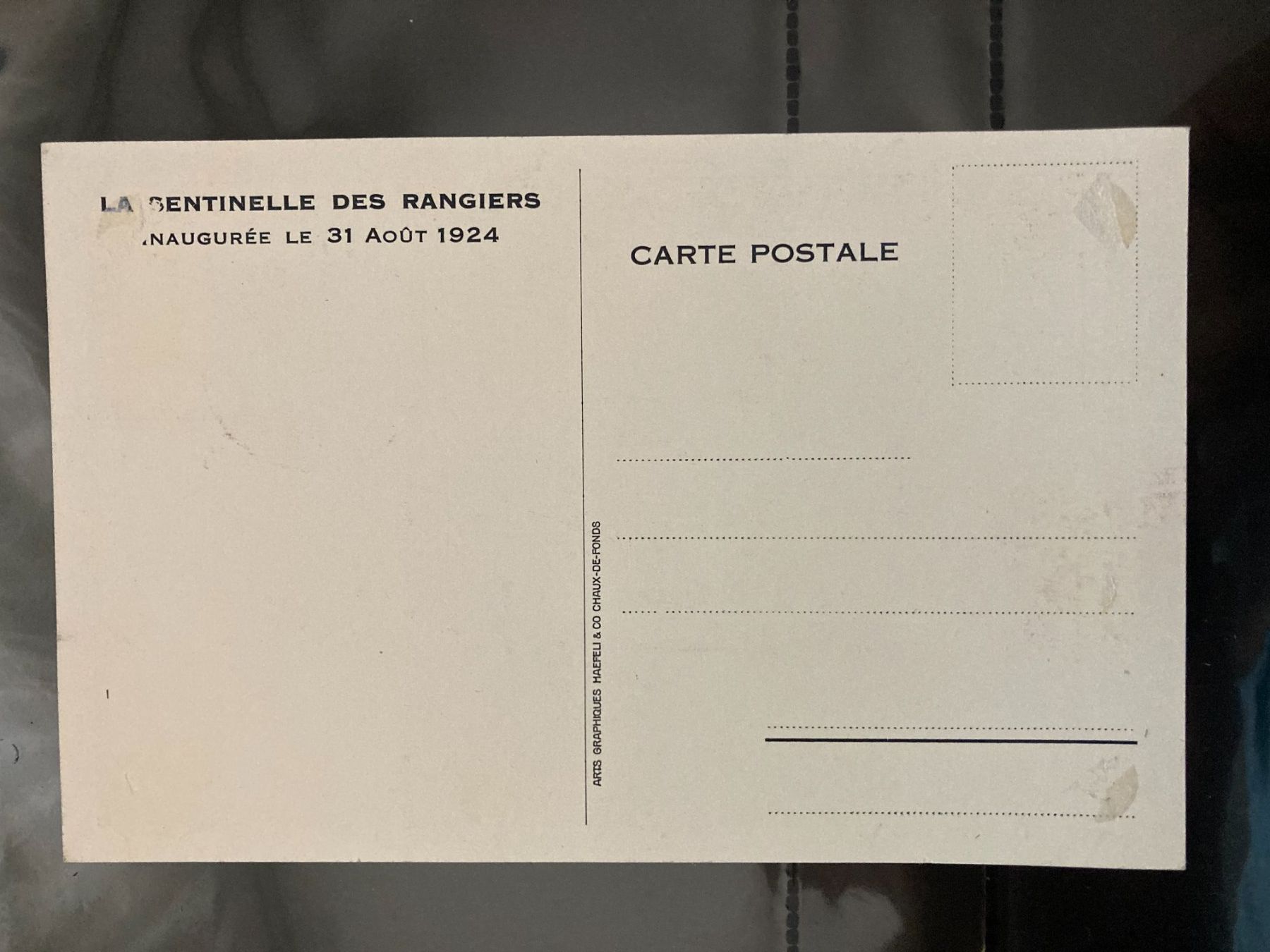 Cartoline postali: Schweiz 1924 Ansichtskarte Les Rangiers ungebraucht – Nuovo (secondo la descrizione) da Liestal venduto da schnueps 1