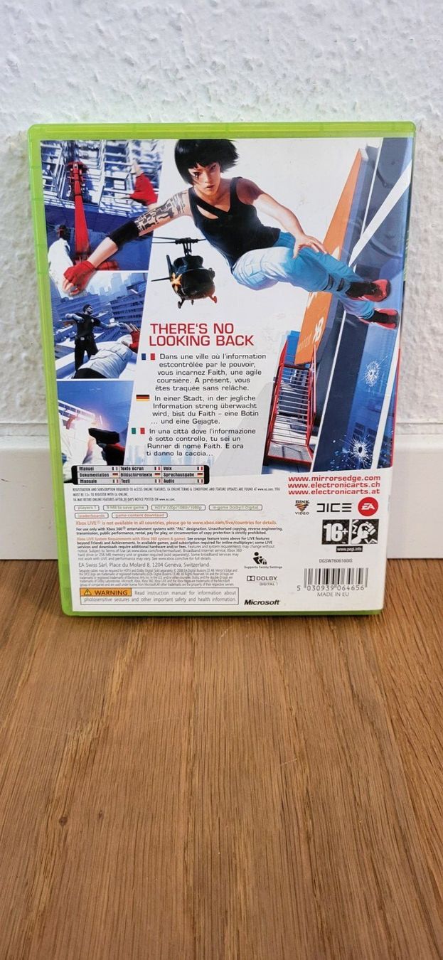 Microsoft Giochi: Xbox 360 - Mirrors Edge – Usato da Münsingen venduto da DigitaleSpielecke 1