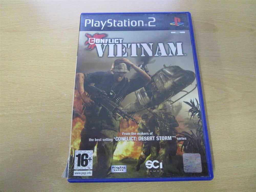 LOT DE PACKS Conflict Vietnam Desert Storm PS2 Playstation 2 jeu PAL UK