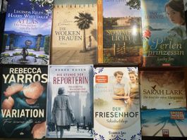 8 Romane- starke Frauen- Schicksal - 4 Bücher davon gebunden