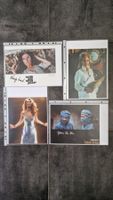 James Bond Girls, 4 Original Autogramme auf Grossfotos
