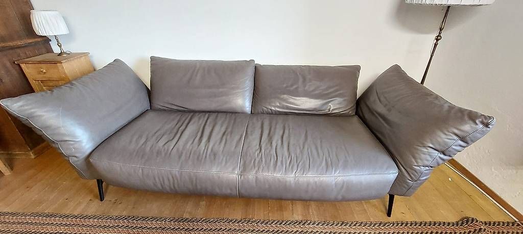 Divani: Designer Leder-Sofa – Usato da Brüttelen venduto da BaBaer 1