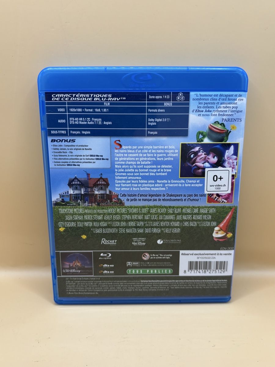 Alle DVDs: Blu Ray Gnomeo et Juliette – Gebraucht aus Genève von sho_67qj 1