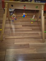 Höhenverstellbarer Baby-Spielbogen aus Holz, Top Zustand! B
