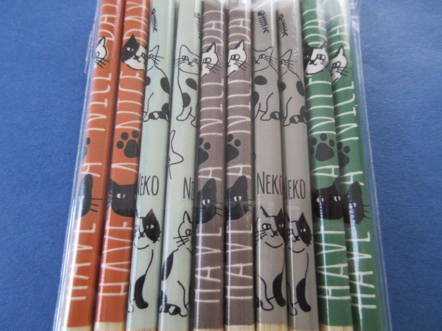 Set di posate: Anti-slip Bamboo CHOPSTICKS/Stäbchen/cat!! – Nuovo (secondo la descrizione) da Goldach venduto da mamakotzi 2