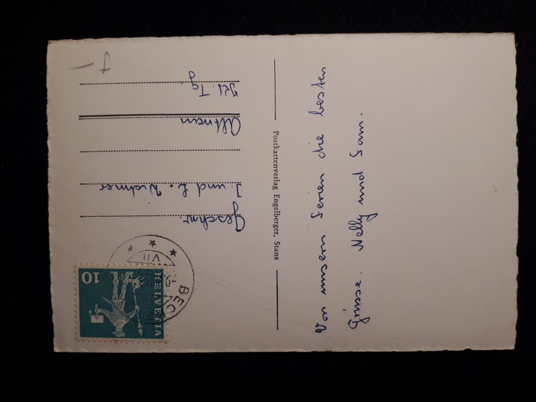 Cartoline postali: BECKENRIED 1963 LUFTSEILBAHN – Usato da Ponto Valentino venduto da giorgia06 1