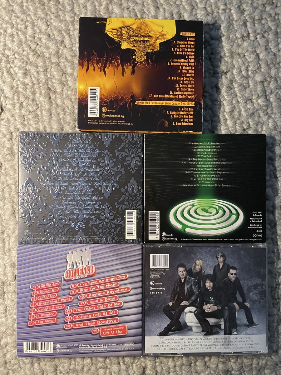 CD: 5x Gotthard – Usato da Reinach AG venduto da trigger7811 1