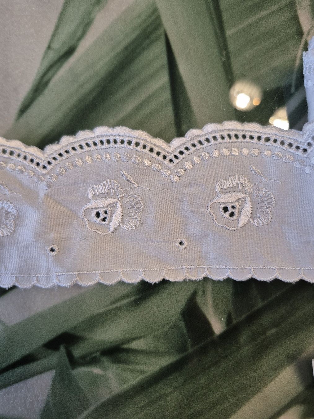 Tessuti: dentelle de saint -gall – Nuovo e nell'imballaggio originale da Obermumpf venduto da Dadacaramel 1